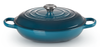 Le Creuset Casserole Signature - Campagnard - Bleu Sarcelle - ø 30 cm / 3,5 litres