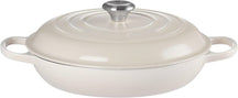 Le Creuset Braadpan Signature - Campagnard - Meringue - ø 30 cm / 3.5 liter