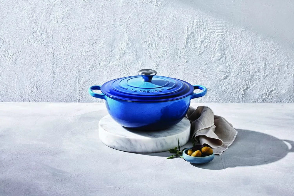 Le Creuset Casserole Signature - Marmite - Azur - ø 26 cm / 4,1 litres