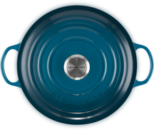 Le Creuset Braadpan Signature - Marmite - Deap Teal - ø 26 cm / 4.1 liter