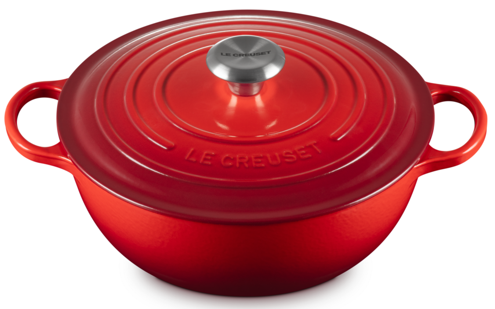 Le Creuset Braadpan Signature - Marmite - Kersenrood - ø 26 cm / 4.1 liter