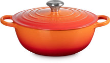 Le Creuset Braadpan Signature - Marmite - Oranjerood - ø 32 cm / 7 liter