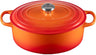 Le Creuset Cocotte Signature - Ovale - Orange-rouge - ø 29 cm / 4,7 litres