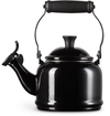 Bouilloire sifflante Le Creuset Demi - Noir Ébène - 1,1 litre - compatible induction -