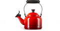 Le Creuset Bouilloire Sifflante Demi - Rouge Cerise - 1,1 litre - compatible induction -