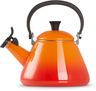 Le Creuset Bouilloire Sifflante Kone - Orange Rouge - 1,6 litre - compatible induction -