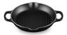 Le Creuset Plaque Grill Signature - Noir Mat - Haute - ø 25 cm