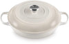 Le Creuset Braadpan Signature - Campagnard - Meringue - ø 30 cm / 3.5 liter