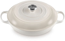 Le Creuset Casserole Signature - Campagnard - Meringue - ø 30 cm / 3,5 litres