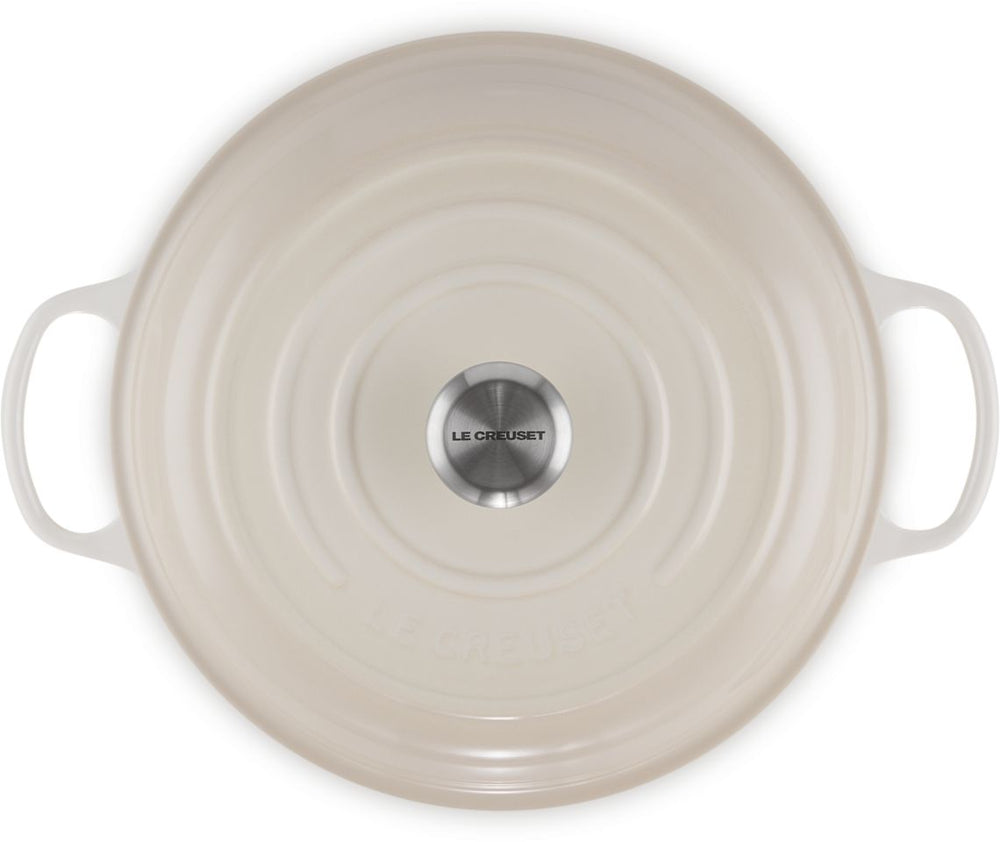 Le Creuset Braadpan Signature - Campagnard - Meringue - ø 30 cm / 3.5 liter