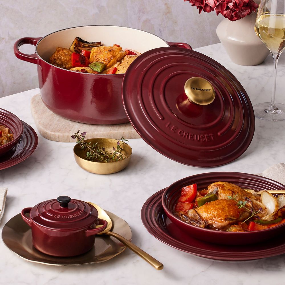 Le Creuset Braadpan Signature - Garnet - ø 22 cm / 3.3 liter