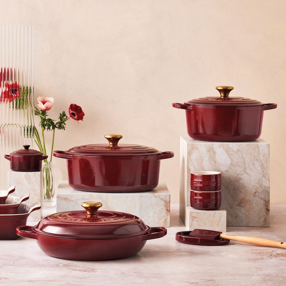 Le Creuset Braadpan Signature - Garnet - ø 24 cm / 4.2 liter