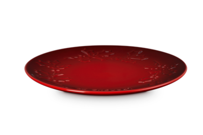 Le Creuset Petite assiette - Holly Christmas - Rouge cerise - ø 19 cm