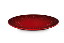 Le Creuset Petite assiette - Holly Christmas - Rouge cerise - ø 19 cm