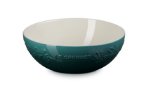 Le Creuset Serveerbowl - Holly Christmas - Arctichaut Groen - ø 25 cm