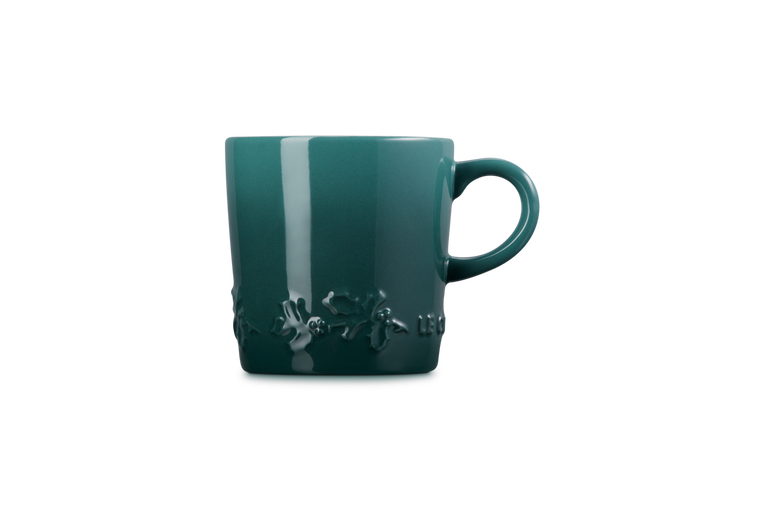 Le Creuset Koffiekopje - Holly Christmas - Artichaut Groen - 200 ml