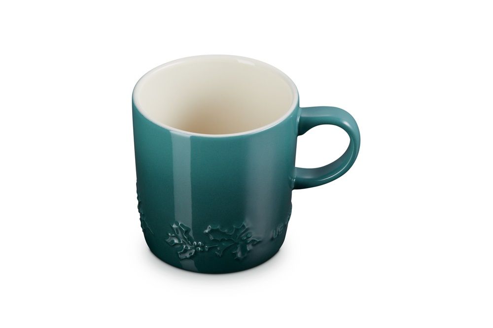 Le Creuset Mok - Holly Christmas - Artichaut Groen - 350 ml