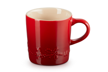 Mug Le Creuset - Holly Christmas - Rouge Cerise - 350 ml