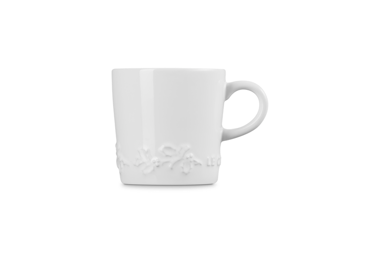 Mug Le Creuset - Houx Noël - Blanc - 350 ml