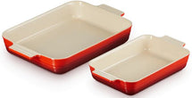 Le Creuset Ovenschalen Classic - 25 & 32 cm - Kersenrood - 2 delig