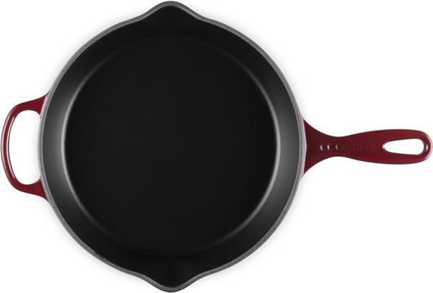 Le Creuset Skillet Signature - Garnet - ø 23 cm - geëmailleerde anti-aanbaklaag