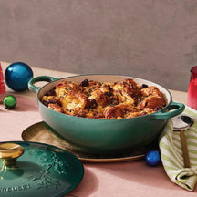 Le Creuset Serveerbowl - Holly Christmas - Wit - ø 25 cm