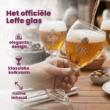 Leffe Bierglazen - 330 ml - 4 stuks