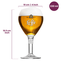 Leffe Bierglazen - 330 ml - 4 stuks