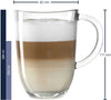 Leonardo Latte Macchiato Glazen + Schotels Napoli - 6 stuks