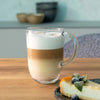 Leonardo Latte Macchiato Glazen + Schotels Napoli - 6 stuks