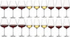 Ensemble de verres à vin Leonardo Brunelli (verres à vin blanc, verres à vin rouge et verres à Bourgogne) - Ensemble de 18 pièces