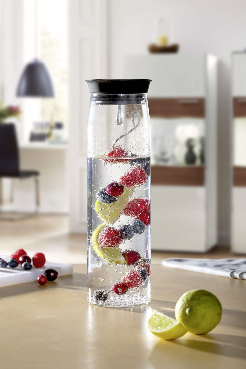 Carafe Leonardo - avec brochette de fruits - 1,1 litre