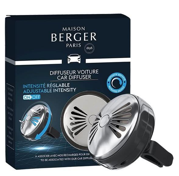 Diffuseur de parfum de voiture Maison Berger ON/OFF - à intensité réglable - Tech Flash