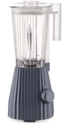 Mixeur Alessi Plissé - 5 vitesses + mode turbo - gris - Michele de Lucchi - 1,5 litre - MDL09 G