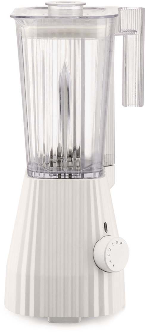 Alessi Blender Plissé - 5 snelheden + turbostand - Wit - Michele de Lucchi - 1.5 liter - MDL09 W