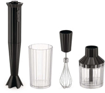 Alessi Set Mixeur Plongeant Plissé - Noir - Michele de Lucchi - MDL10S B