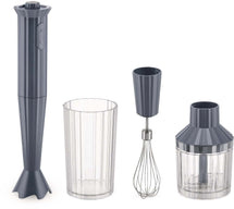 Alessi Set Mixeur Plongeant Plissé - Gris - Michele de Lucchi - MDL10S G