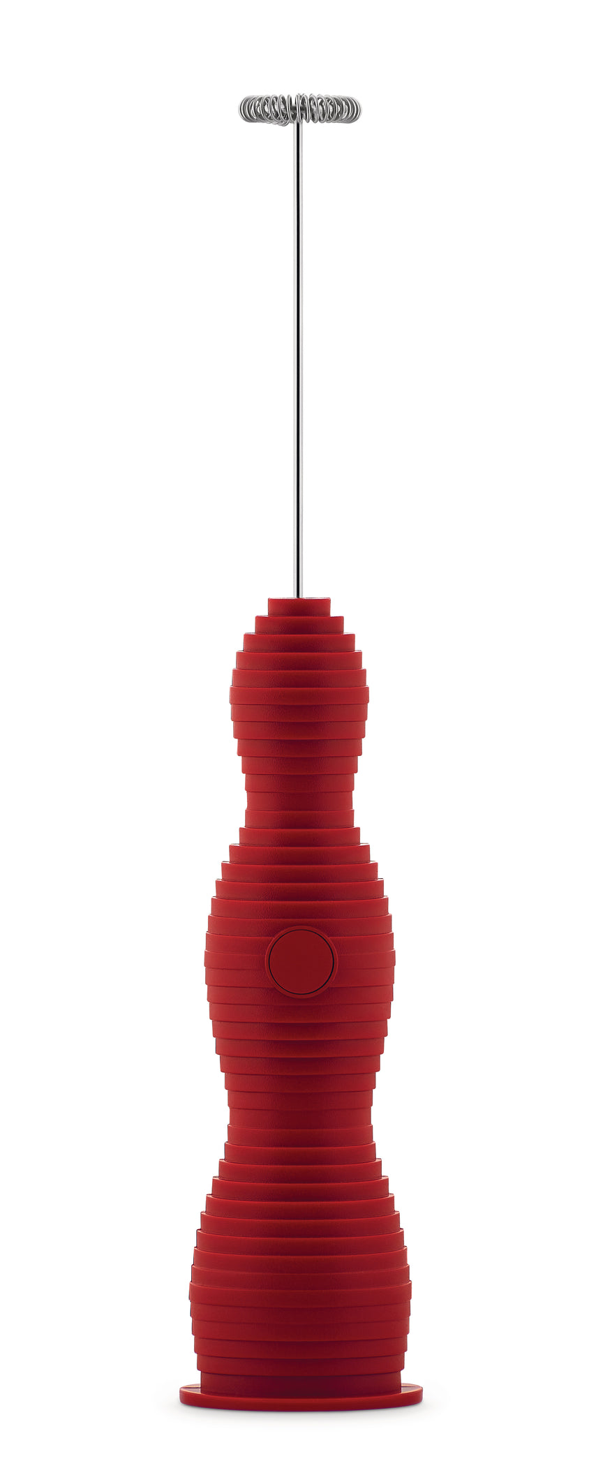 Mousseur à lait Alessi - rechargeable - Pulcina - MDL11 R - Rouge - par Michele De Lucchi