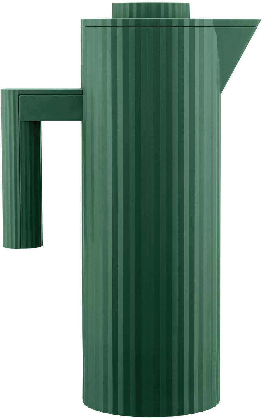 Alessi Carafe Thermos Plissé - MDL12 GR - Vert - 1 Litre - par Michele De Lucchi