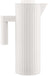 Alessi Carafe Thermos Plissé - MDL12 W - Blanc - 1 Litre - par Michele De Lucchi