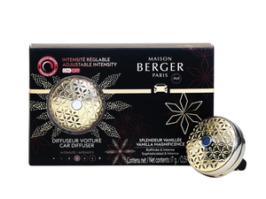 Maison Berger Autoparfum Startersset + 1 navulling Pomelis On/Off - Splendeur Vanillée