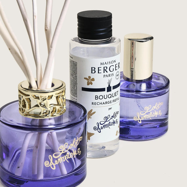 Maison Berger Giftset Duo Lolita Lempicka - Geurstokjes 80 ml & Roomspray 50 ml - Paars