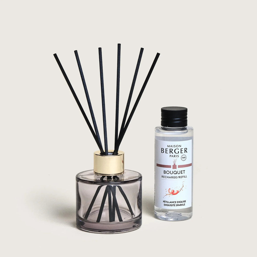 Maison Berger Giftset Duo Rosalie - Geurstokjes - Grijs - 80 ml & Roomspray 50 ml