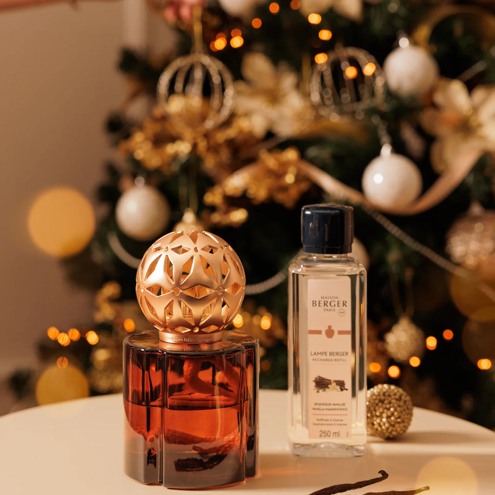 Maison Berger Giftset Geurbrander - Pomelis Chocolat - Bruin