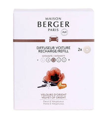 Maison Berger Autoparfum / Autodiffuser ON/OFF Black - Velvet Of Orient - Met Navulling
