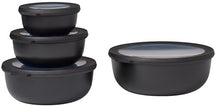 Mepal Multi Bowl Set Nordic Black 4 pièces (350, 750 ml, 1,25 et 2,25 litres)