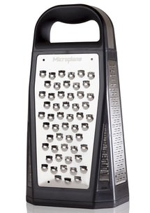 Microplane Grater Boxgrater Elite - Râpe découpée au laser - 5 qualités - Noir