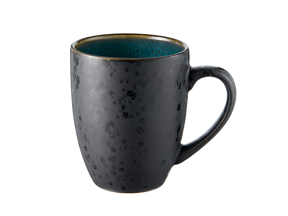 Bitz Mugs Gastro Noir/multi Bleu 300 ml - 4 Pièces