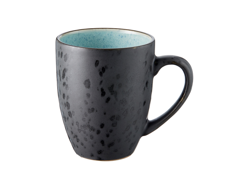 Bitz Mugs Gastro Noir/multi Bleu 300 ml - 4 Pièces