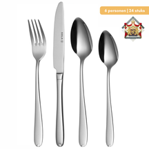 Sola Bestekset Fleurie - 18/10 RVS - 24 delig / 6 personen